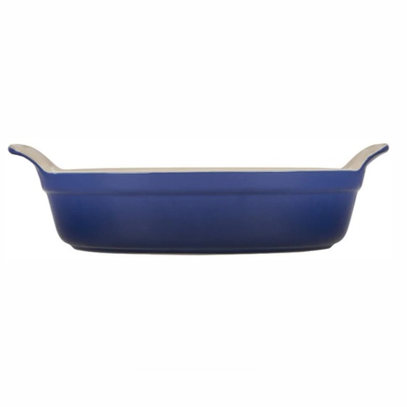 NEW IN BOX Le Creuset Round Heritage Baking Dish in Cobalt Blue - Picture 1 of 2